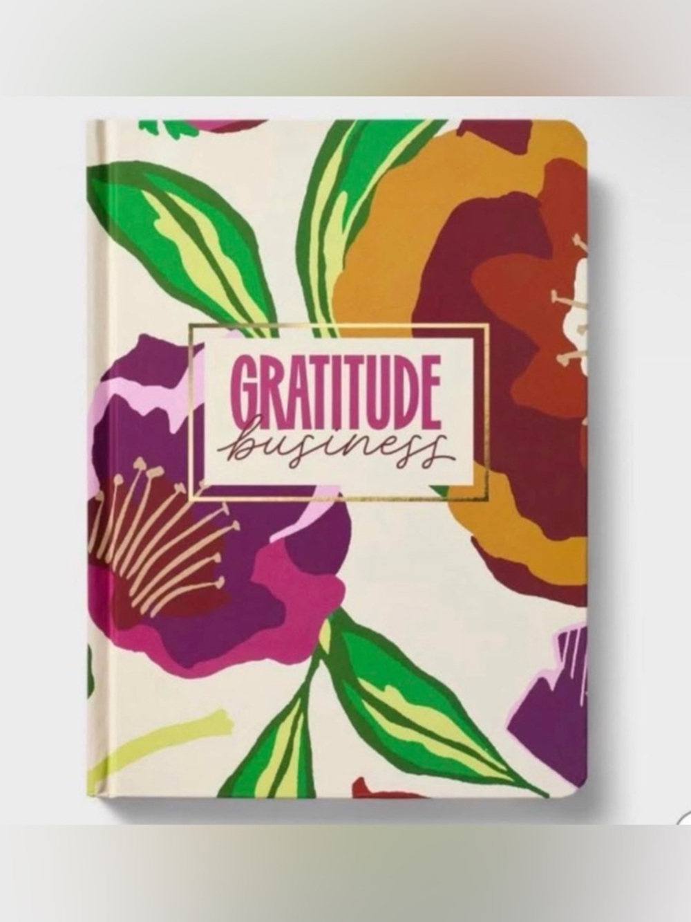 Gratitude Business Floral Hardcover Journal- Tabitha Brown